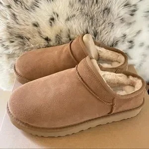 未使用品　UGG CLASSIC SLIPPER 24サイズ ベージュ 楽天市場】ugg classic slipperの通販